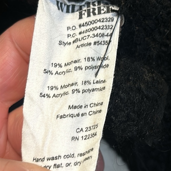 Aritzia Wilfred Free Mohair Wool Blend Oversized Open Front Cardigan Cozy Knit S - Picture 8 of 14